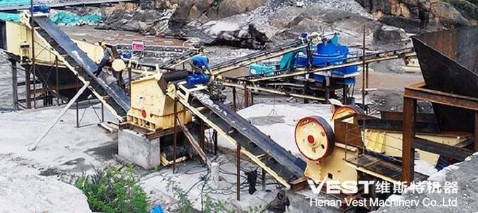 30-60tph Limestone Stone Crushing Line