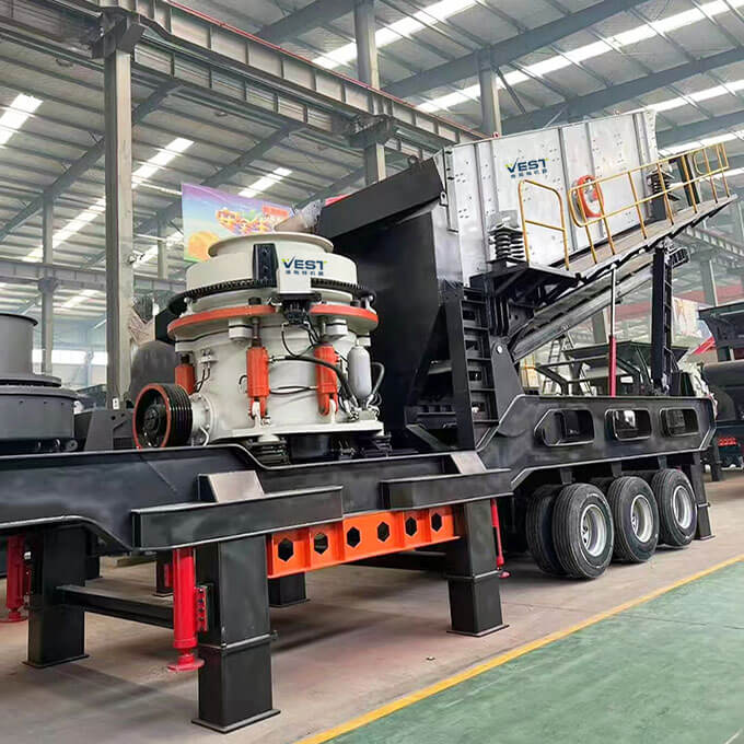 Tyre Mobile Cone Crushing Plant