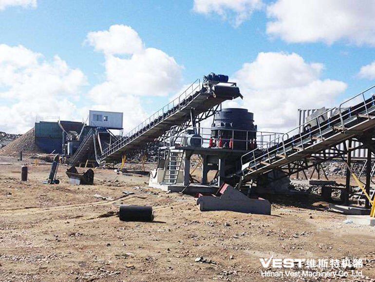 50-100tph Granite Crushing Production Line In Russia