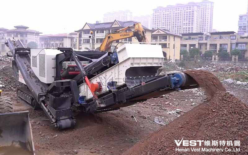 Crawler Mobile Crusher Station