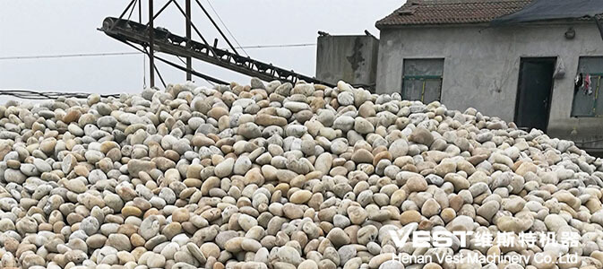 Pebbles Stone Crushing Plant 50-100tph