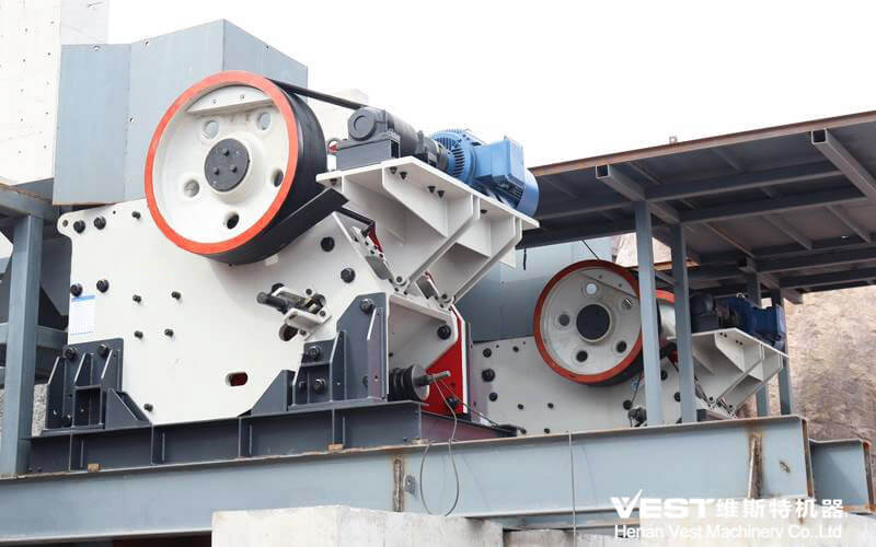 MC European Jaw Crusher Customer Site