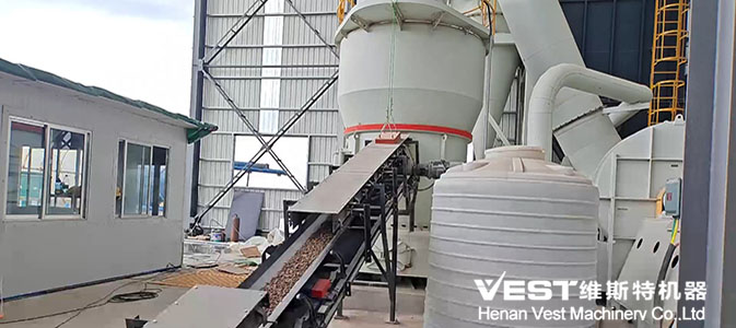 8-10 tph MTM1800 Limestone BFS Grinding Line in Mexico